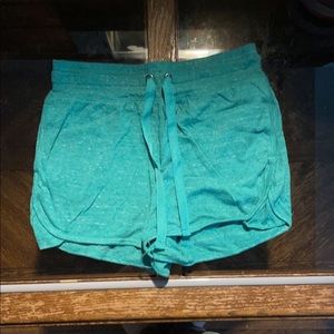 Teal shorts from Walmart